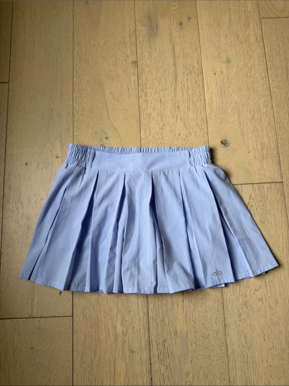 ALO Rally Tennis Skirt- Light Provence Blue - Picture 5 of 8